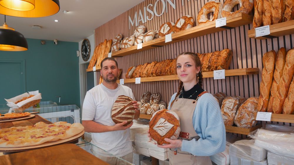 La maison MK a été fondée il y a un an par Adam Kabil (à gauche), qui a été professeur de boulangerie au CFA de Cahors pendant 5 ans.