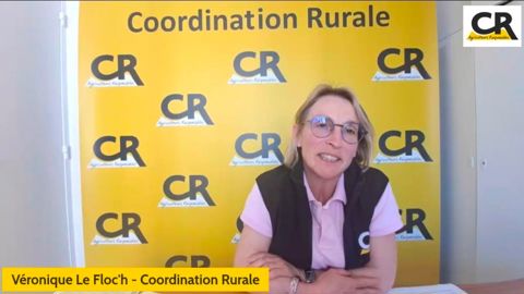 Véronique le Floc'h, présidente de la Coordination rurale, a présenté le 29 avril les propositions de son syndicat en vue des élections des délégués MSA.