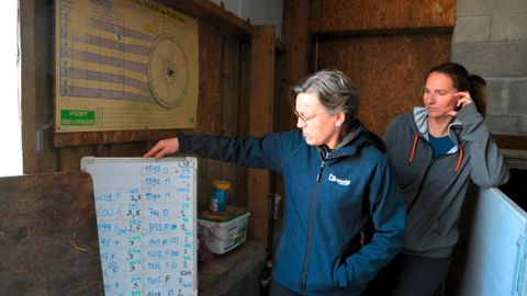 Tableau de consignes en élevage