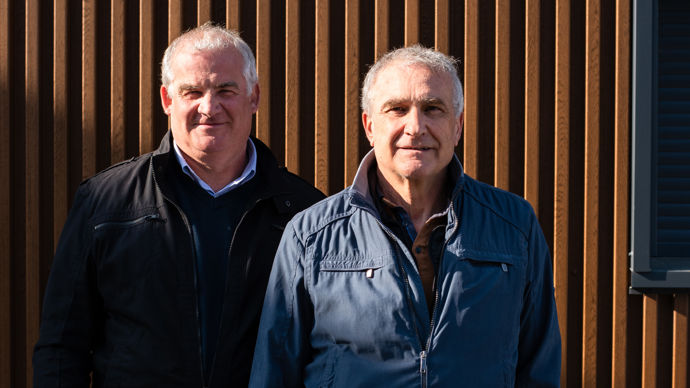 Lionel Orcière, président, et Richard Sauvat, directeur général de Duransia.
