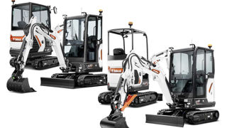 Mini-pelles 1 à 2 tonnes Bobcat. Mini-pelles 1 à 2 tonnes Bobcat.