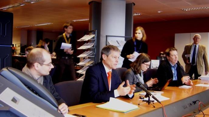 Dacian Ciolos, commissaire européen à l'agriculture. Un accord politqiue sur la Pac de 2014/2020 doit être obtenu d'ici fin juin.