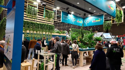 Le salon Paysalia, coorganisé par l'Unep, se tiendra du 2 au 4 décembre 2025. Ici, son stand en 2023.