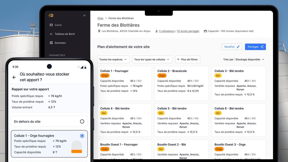 Qualifier les grains dès la sortie de moissonneuse