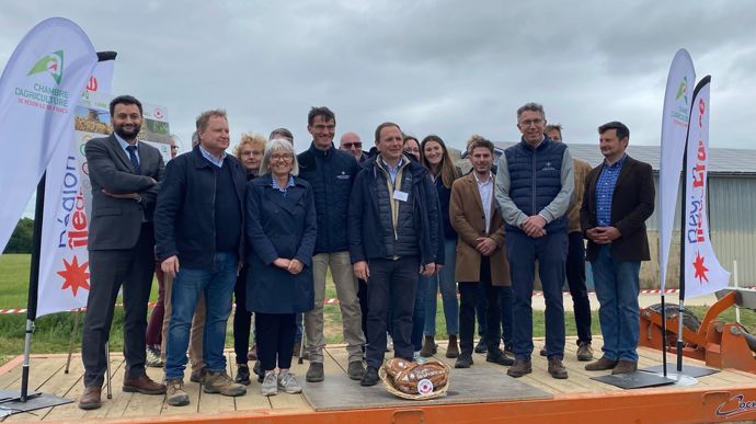Moulins Bourgeois et Les Moulins Familiaux s’engagent dans la nouvelle filière de blés bio d’Île-de-France - Actualités