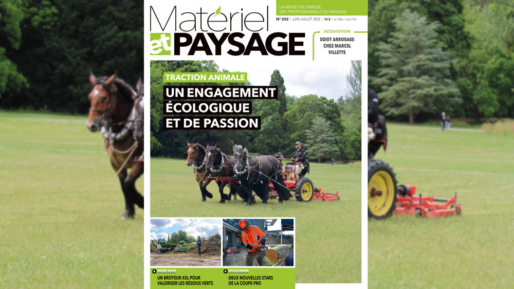 À lire dans Matériel et Paysage : dossier spécial sur la traction animale