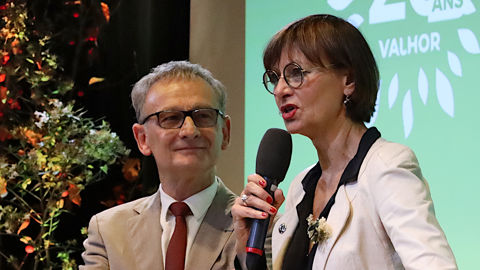 Catherine Muller, ancienne présidente de Valhor, et Jean-Marc Vasse, délégué général de l’organisation professionnelle jusqu’en 2024. 
