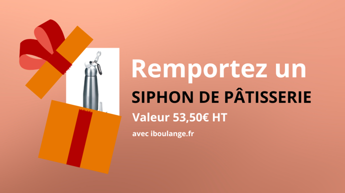JEU-CONCOURS ! Tentez de remporter un siphon de pâtisserie - Equipements