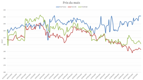 Le maïs français a perdu sa compétitivité.
