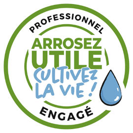 Logo de la charte nationale &laquo; Arrosez utile, cultivez la vie ! &raquo;. (&copy;Valhor)
