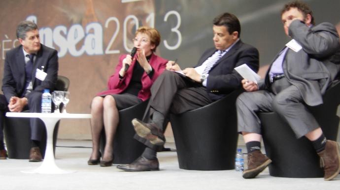 Anne-Marie escoffier, ministre déléguée en charge de la décentralisation au congrès de la Fnsea pour présenter les orientations de la prochaine loi de décentralisation du gouvernement