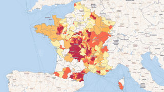 Le site Vigie Eau recense 45 départements , en tout ou partie, en crise sécheresse Le site Vigie Eau recense 45 départements , en tout ou partie, en crise sécheresse