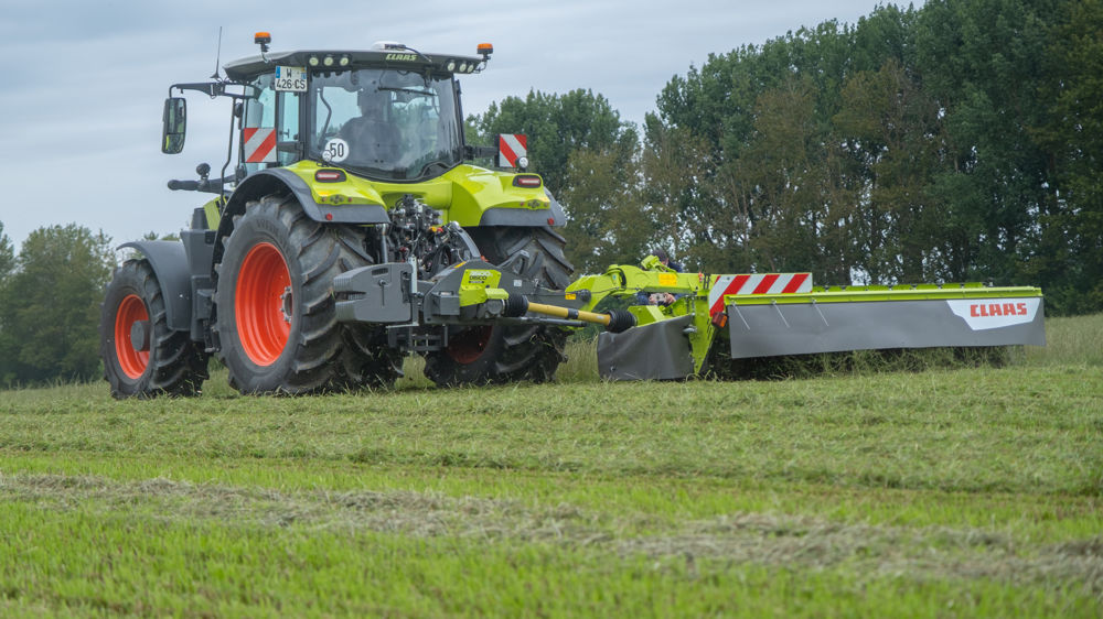 Une masse latérale pour les faucheuses Claas Disco Contour Une masse latérale pour les faucheuses Claas Disco Contour