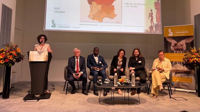 Mercredi 20 juin, Anne-Céline Contamine (à g.), directrice générale, et Jean-François Loiseau, président de l'ANMF, ont dressé le bilan de l'année 2024 à l'occasion de la convention annuelle de l'association.