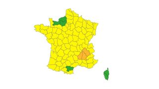 La Drôme, l'Ardèche et l'Isère sont classés en vigilance orange aux orages par Météo-France, le 4 septembre 2025. La Drôme, l'Ardèche et l'Isère sont classés en vigilance orange aux orages par Météo-France, le 4 septembre 2025.