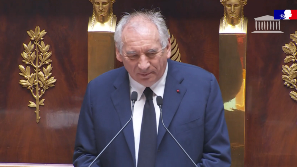 François Bayrou lors de sa dernière déclaration de politique générale le 8 septembre à l'Assemblée nationale