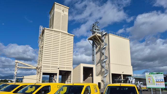 Le site de la Cac, à Niederhergheim (Haut-Rhin), a fonctionné pendant toute la durée des travaux d’agrandissement et de rénovation.