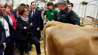 La ministre de l'Agriculture démissionnaire, Annie Genevard, a finalement fait le déplacement au Space le mardi 16 septembre 2025.