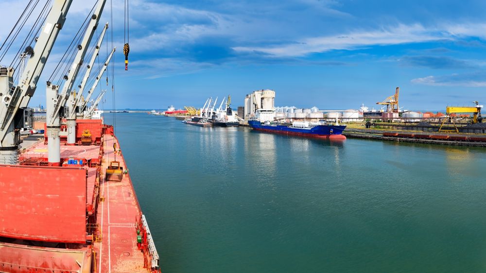 Port de Constanta en Roumanie