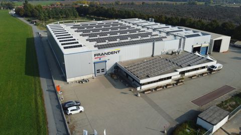 L'usine Frandent a récemment été agrandie.