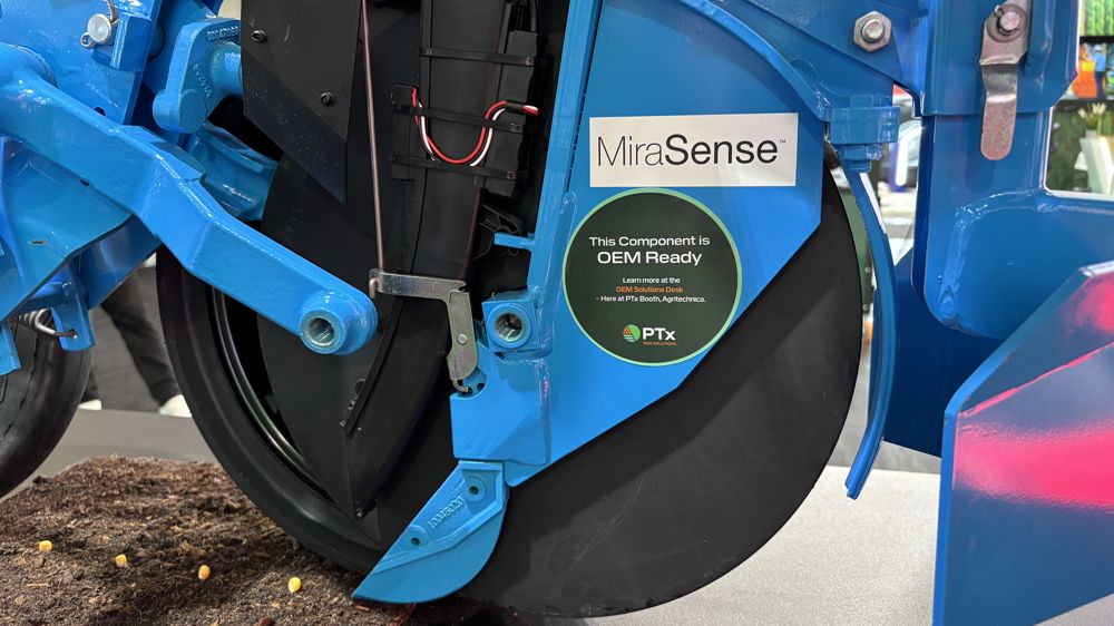 Le capteur de Ptx est capable de compter jusqu'à 70 graines par secondes.