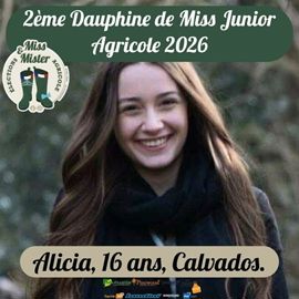 2e dauphine Miss agri junior 2026 2e dauphine Miss agri junior 2026