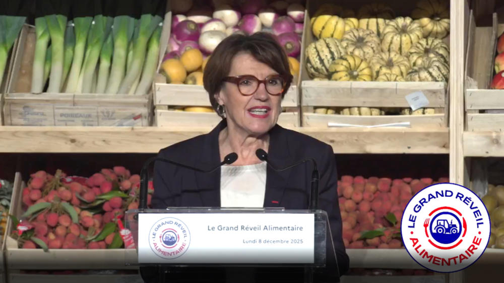 Annie Genevard a lancé le 8 décembre les conférences de la souveraineté alimentaire prévue par la loi d'orientation agricole.