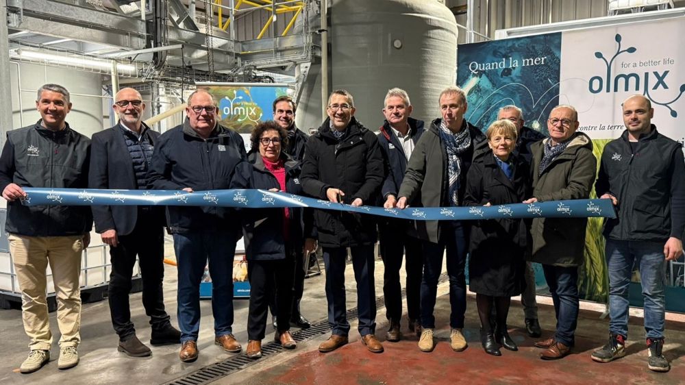 L'inauguration des nouvelles lignes de production d'Olmix Plant Care a eu lieu, mardi 9 décembre, sur le site de Guétavet, à Bréhan (Morbihan).