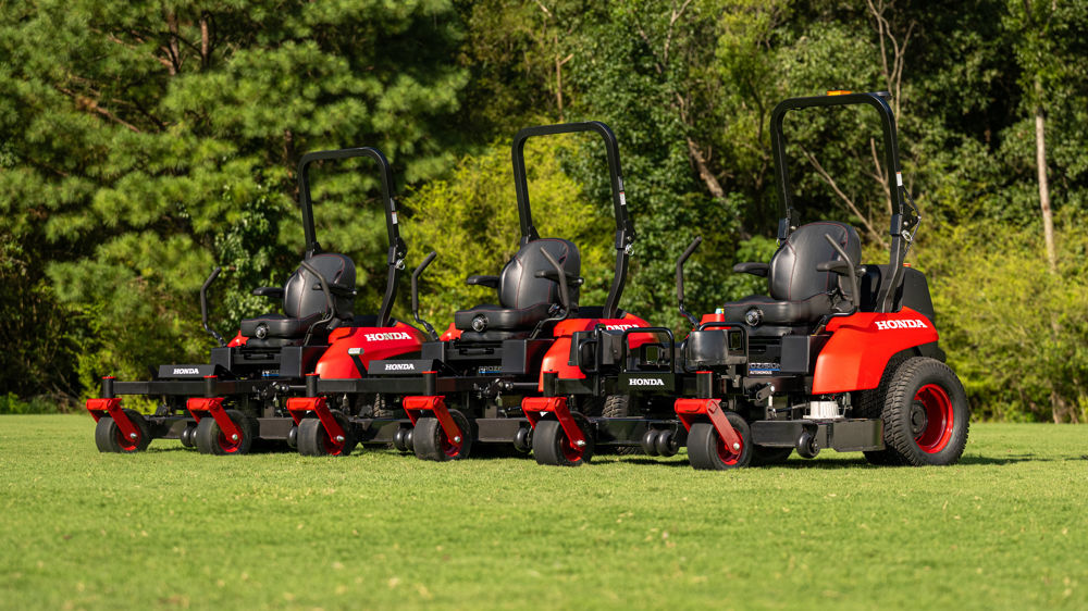 Ces machines Honda autonomes et à batterie ont été présentées sur le dernier salon américain Equip Exposition à Louisville (Kentucky). 