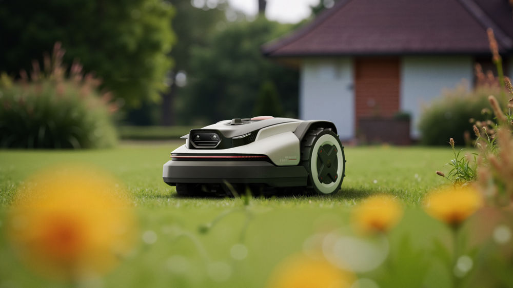 Robot Neorock Q110 pour jardins jusqu'à 800 m² de surface