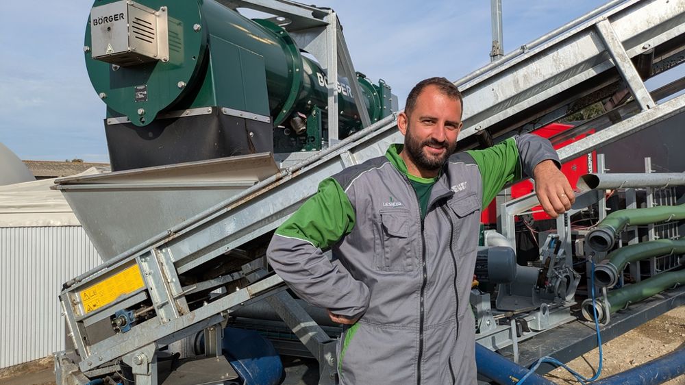 Bastien Lemenand, créateur de la société Agro Tech Ouest : « La séparation de phases mobile résout de nombreuses problématiques autour de la gestion des effluents d’élevage. »