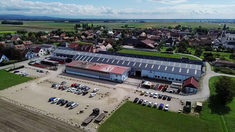 Le site d'AMR à Elsenheim, proche de Colmar.