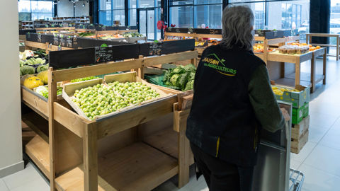 La Maison des agriculteurs compte 900 m² de surface de vente.