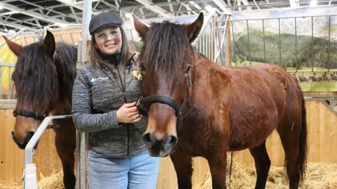Marion Forestier est présidente de l'association du cheval du Vercors de Barraquand.