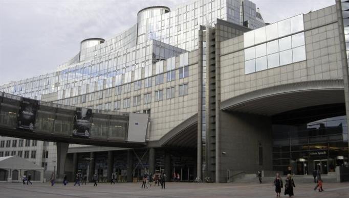 Le aprvis du parlement européen à Bruxelles.