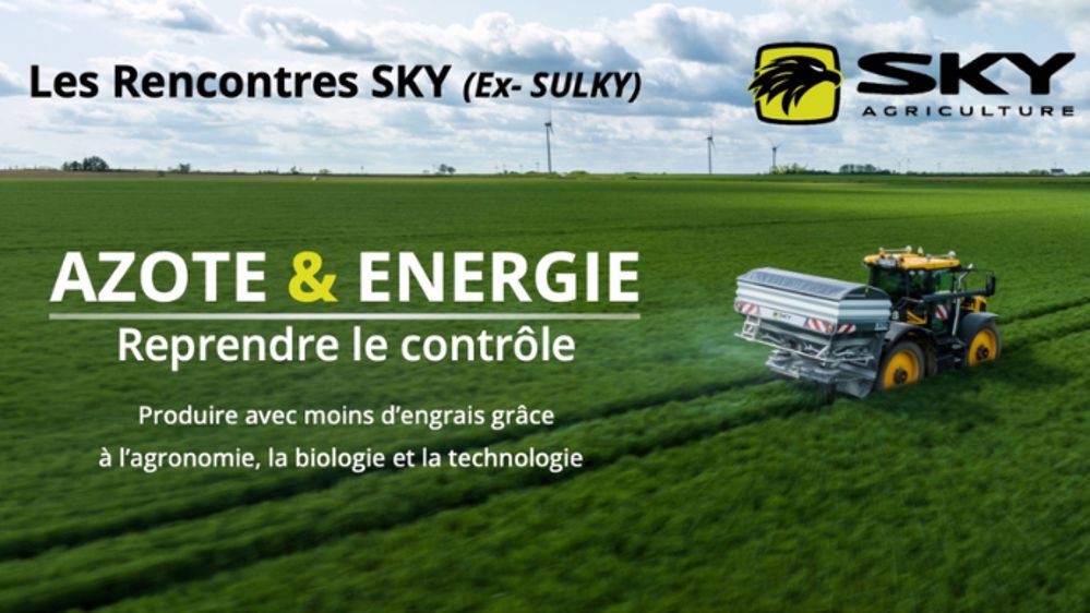 Rencontres SKY 2026 : Reprendre le contrôle sur l'Azote et l'Énergie