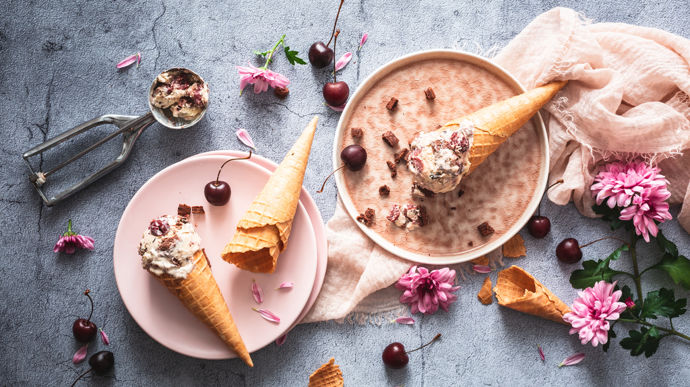 Tendance, les glaces insolites bousculent les sens - Glacier