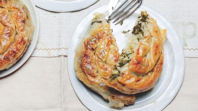 Feuilleté aux épinards et feta - Déjeuners & dîners
