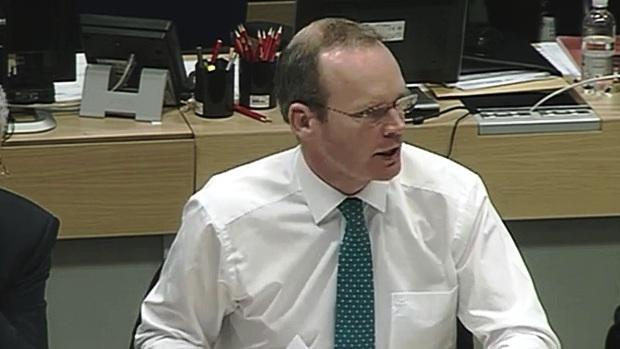 Coveney, ministre irlandais de l'Agriculture qui assure la présidence irlandaise de l'Union européenne.