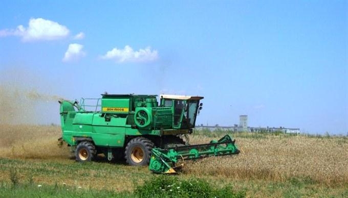 Récolte de blé en Ukraine
