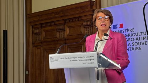 Annie Genevard a annoncé le détail de l'aide à l'achat d'engrais, le 9 juillet.