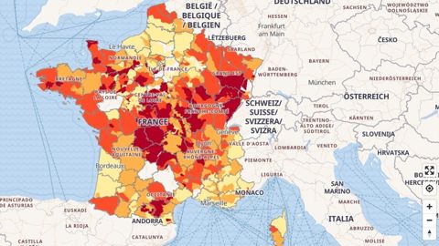 Carte des restrictions d'eau au 30 juillet 2026.