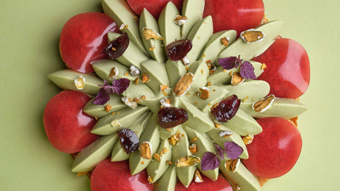 Saint-honoré à la pistache - Recettes de desserts