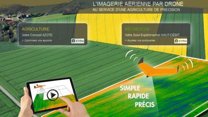 Airinov drone agriculture modulation engrais