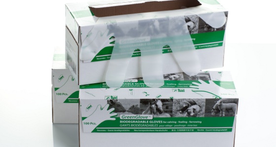 Gant vétérinaire biodégradable et compostable GreenGlove de Polysem