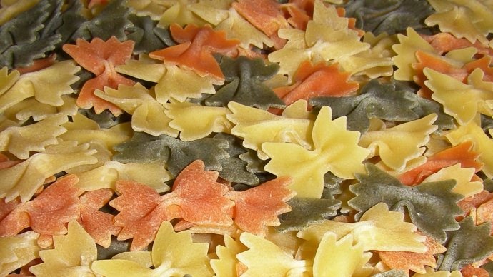 Pâtes colorées
