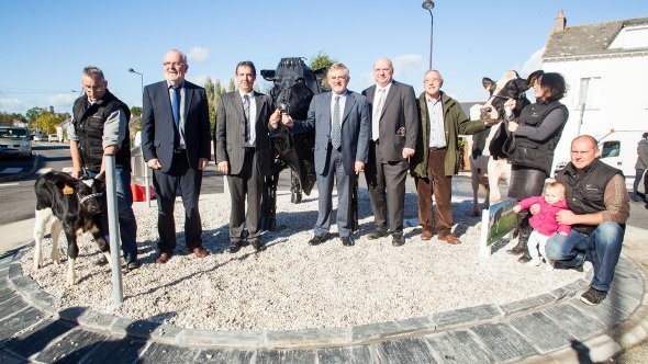 Taureau Jocko Besné rond point Blain