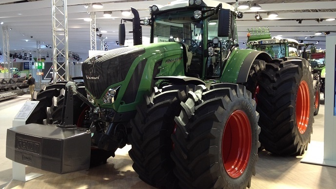 Fendt 900 Vario, sur le stand du contructeur à l'Agritechnica 2013