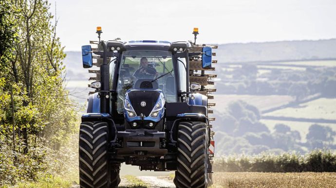 Toujours dans l’offre Methane Power, New Holland développe en parallèle un T7 GNL, c’est à dire fonctionnant au gaz naturel liquéfié.