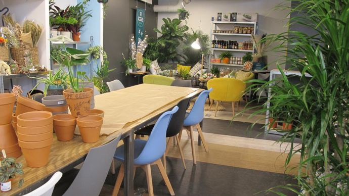 Au fond, une mini cafétéria permet de prendre un café. ©P.Fayolle